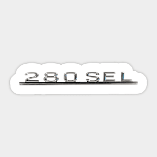 Mercedes Benz 280SEL Emblem Merchandise W108 W109 Sticker